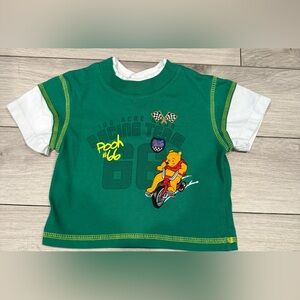 Vintage Disney Winnie The Pooh T Shirt Size 18 Months Embroider Bear